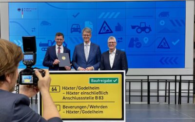 Pressemitteilung | Baufreigabe für B64/83 – Haase beim Verkehrsminister